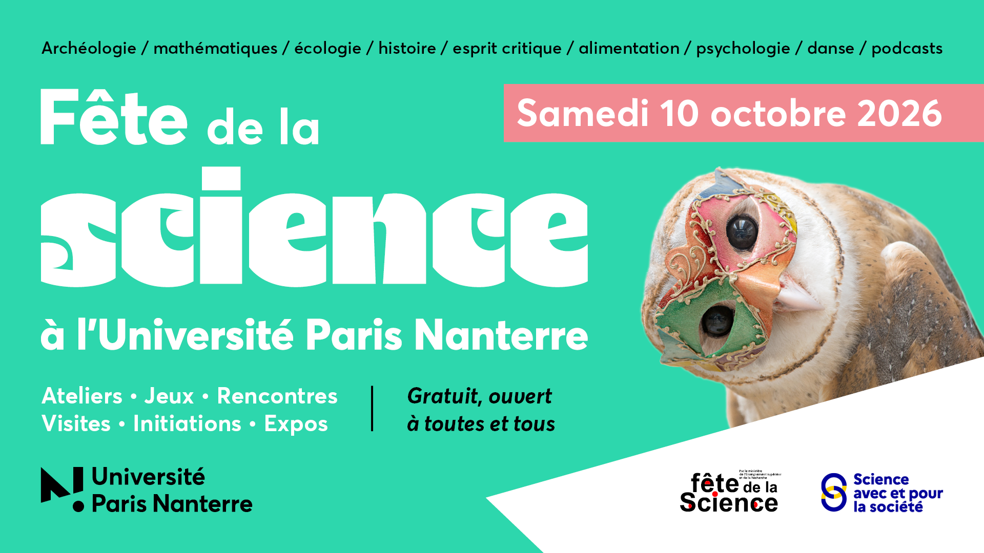 Fête de la science 2026