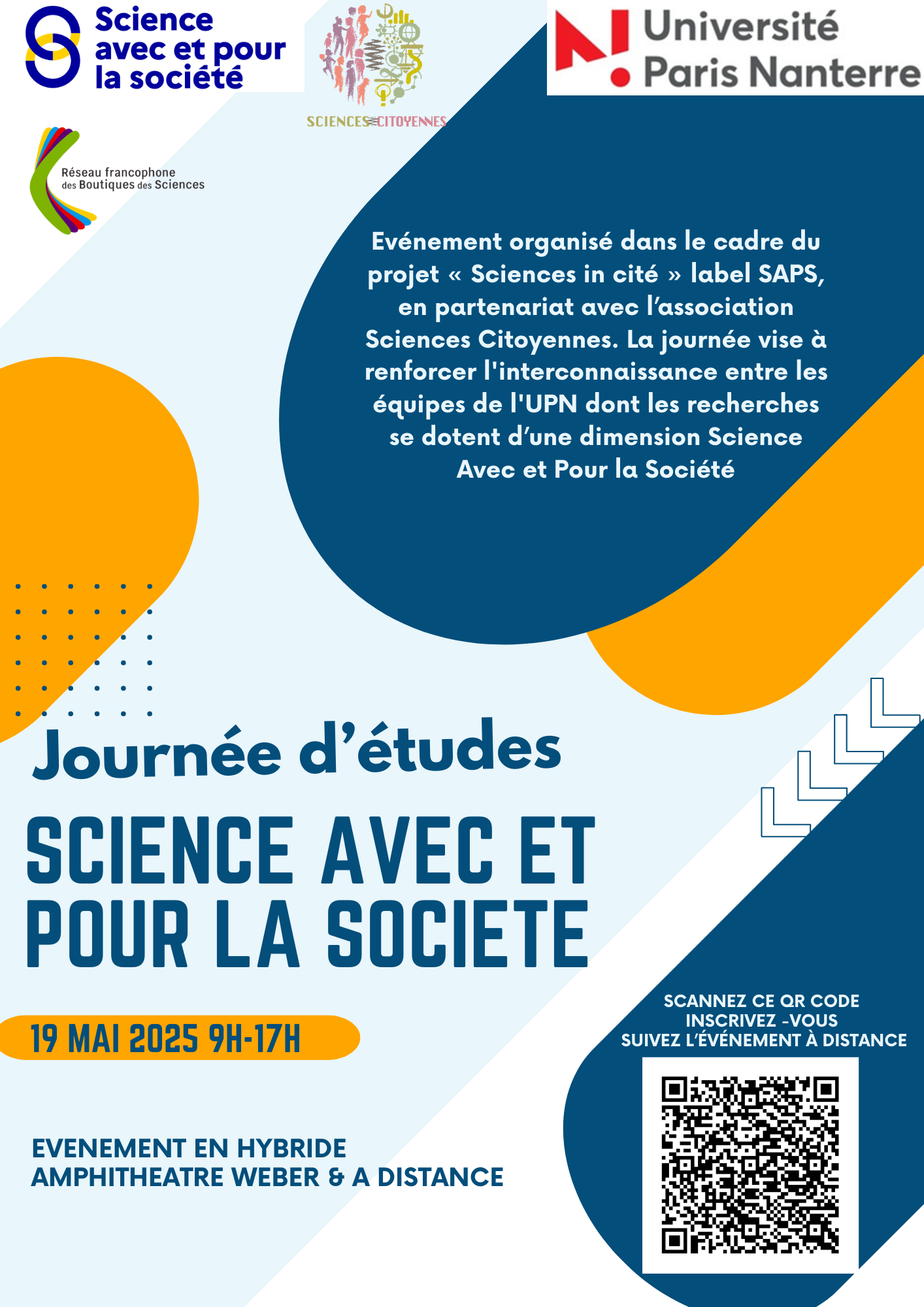 Affiche Journée d'études SAPS