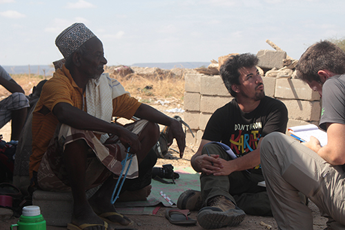 Enquêtes ethnoarchéologiques menées dans le bassin du Gobaad (Djibouti) – Crédits : Quentin Aubourg, 2022.