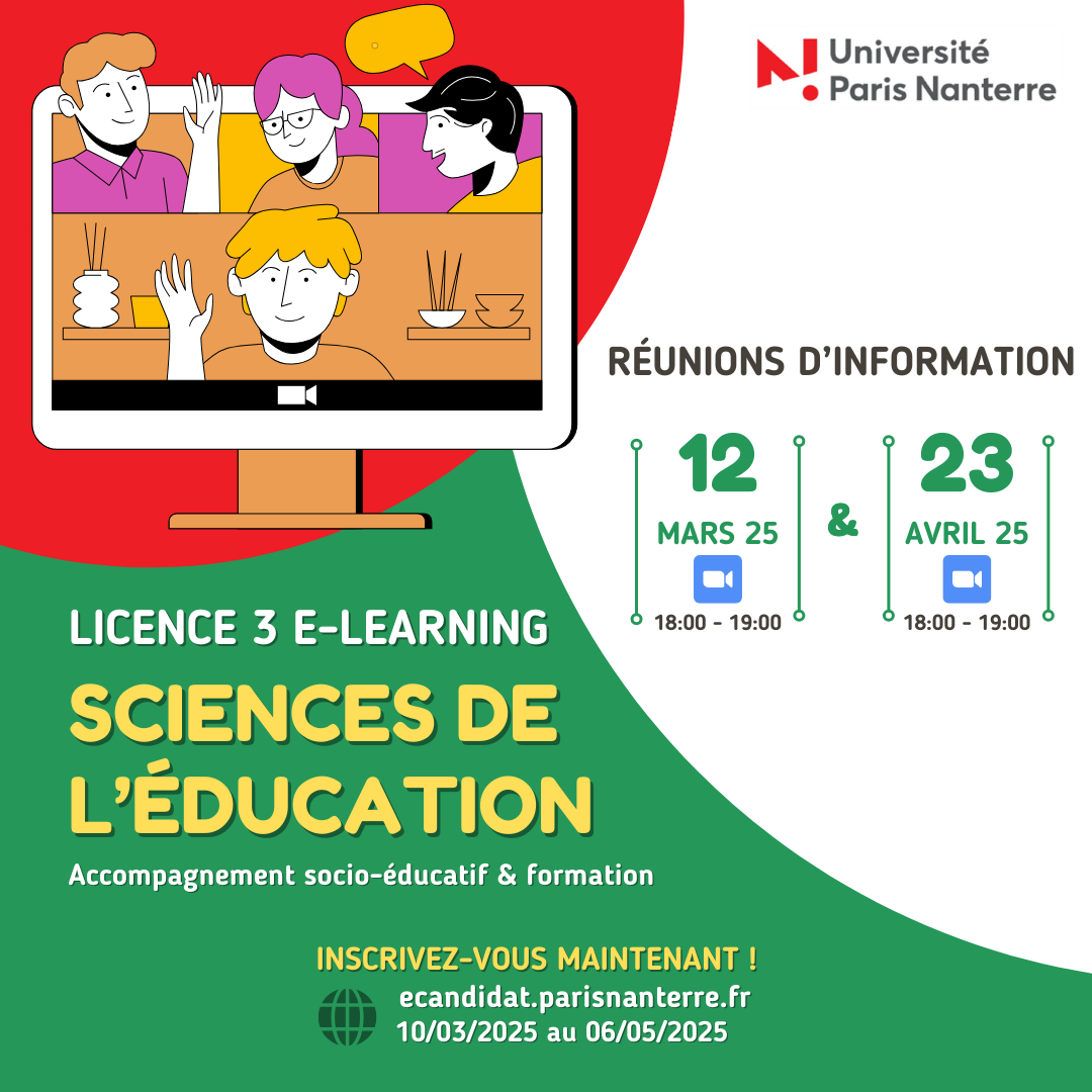 Licence 3 Sciences de l’éducation (E-learning)